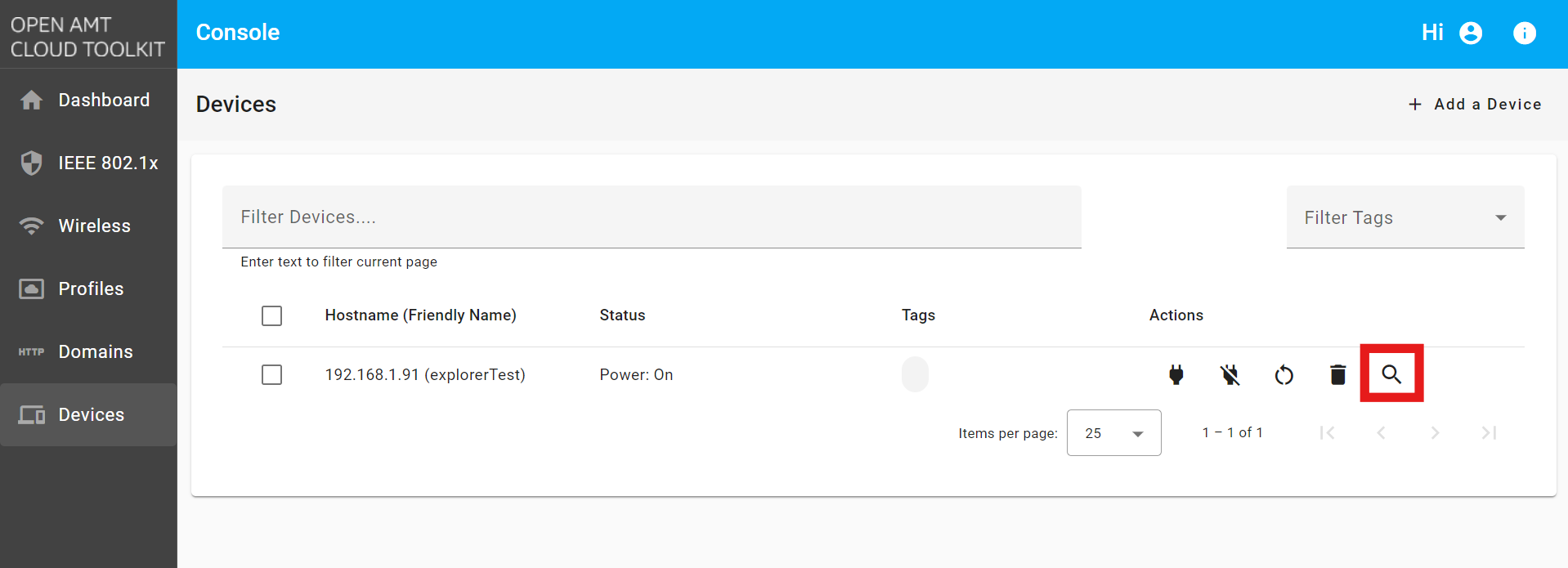 Figure 1: Start WSMAN Explorer